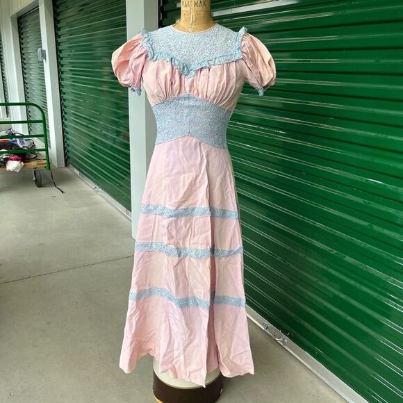 Museum-Worthy 1940s NY Dress Institute Gown, Union-Made, Rare Surviving Piece - Picture 4 of 13